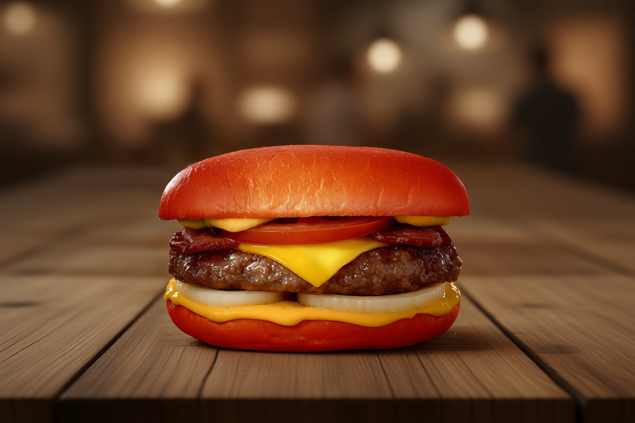 Конь-огонь (бутерброд с бифштексом)